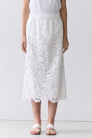 ベイジ，/BEIGE，の【予約販売】CITRINE / エンブロイダリーレースイージースカート(110700/110703)