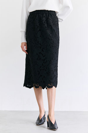 ベイジ，/BEIGE，のCITRINE / エンブロイダリーレースイージースカート(110700/110703)