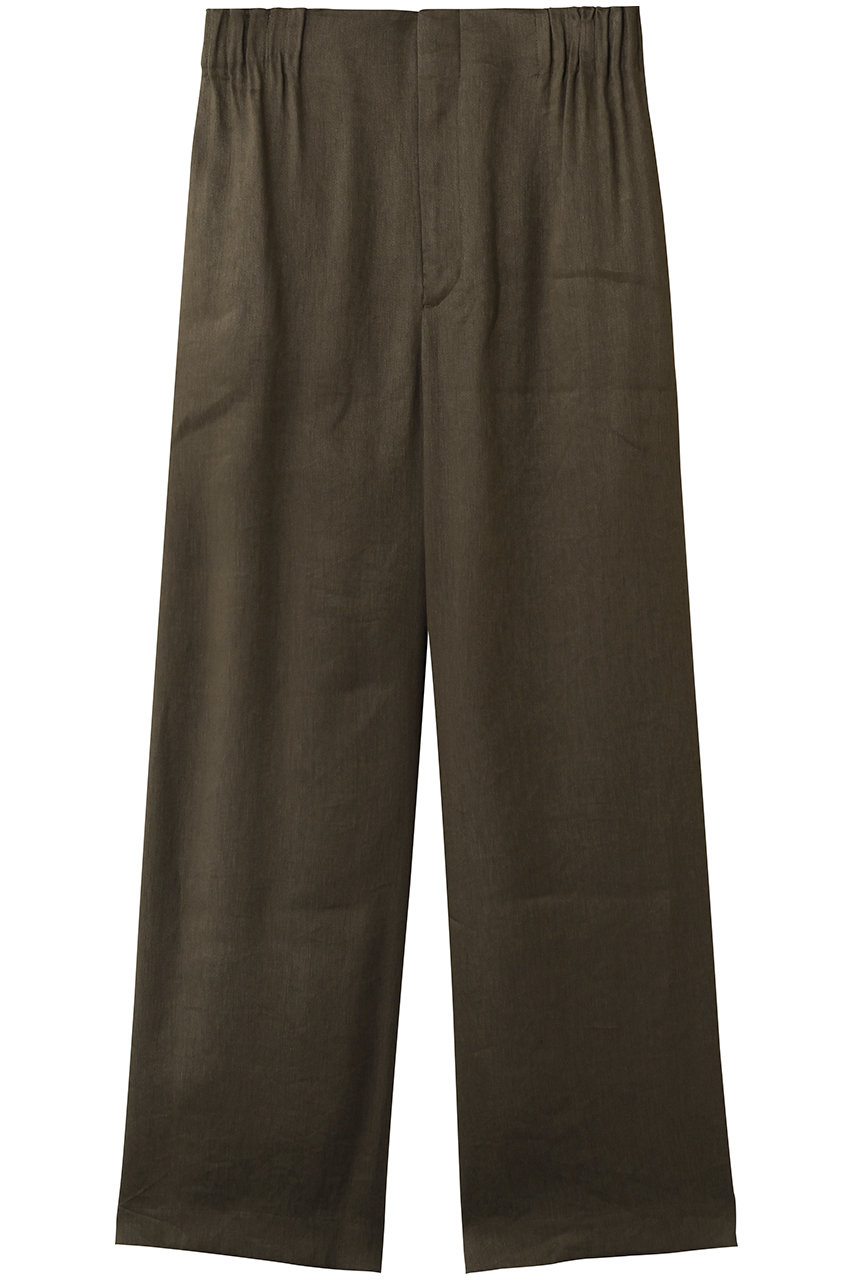 ベイジ，/BEIGE，のMICA / リネンブレンドイージーワイドパンツ(Khaki/PRCWLS0200)