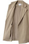 【予約販売】MICA /  リネンブレンドベルト付きジレ ベイジ，/BEIGE，