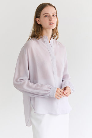 ベイジ，/BEIGE，の【予約販売】PAULINE / リネンヴィスコースレースブラウス(110400/110403)