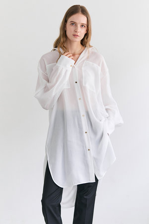 ベイジ，/BEIGE，の【予約販売】PAULINE / リネンヴィスコースオーバーサイズロングシャツ(110400/110403)