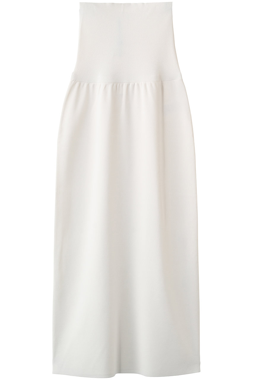 ベイジ，/BEIGE，のLAURA（ロラ）/ドライタッチ ストレッチニットスカート(Ecru/SKCWLS0220)