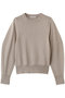 ARSENOPY（アルセノ）/コットンドライタッチクルーネックニット ベイジ，/BEIGE， Taupe