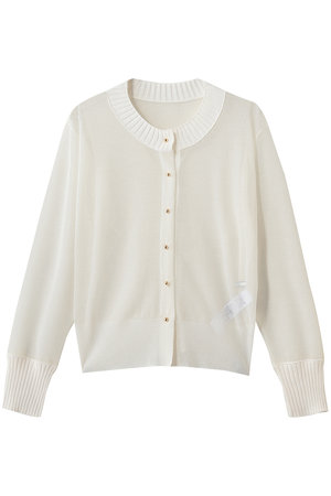 ベイジ，/BEIGE，のPYRRHOT（ピロート）/シアーコンビ リブカーディガン(110300/110303)