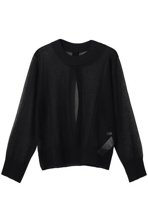 ベイジ，/BEIGE，のPYRRHOT（ピロート）/シアーコンビ バックスリットプルオーバー(110300/110301)