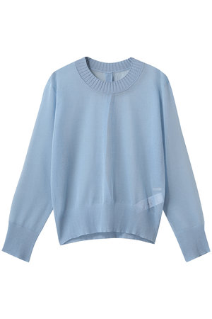 ベイジ，/BEIGE，のPYRRHOT（ピロート）/シアーコンビ バックスリットプルオーバー(110300/110301)