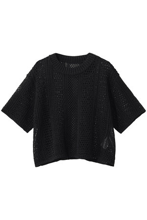 ベイジ，/BEIGE，のATACAM（アタカム）/パターンメッシュ ハーフニット(110300/110301)