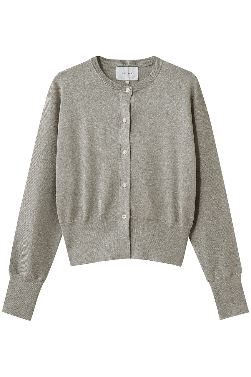 ベイジ，/BEIGE，のSMITHONITE（ スミソナイト）/リュクスグリッター ドルマンカーディガン(Grayge/KRCWLM0406)