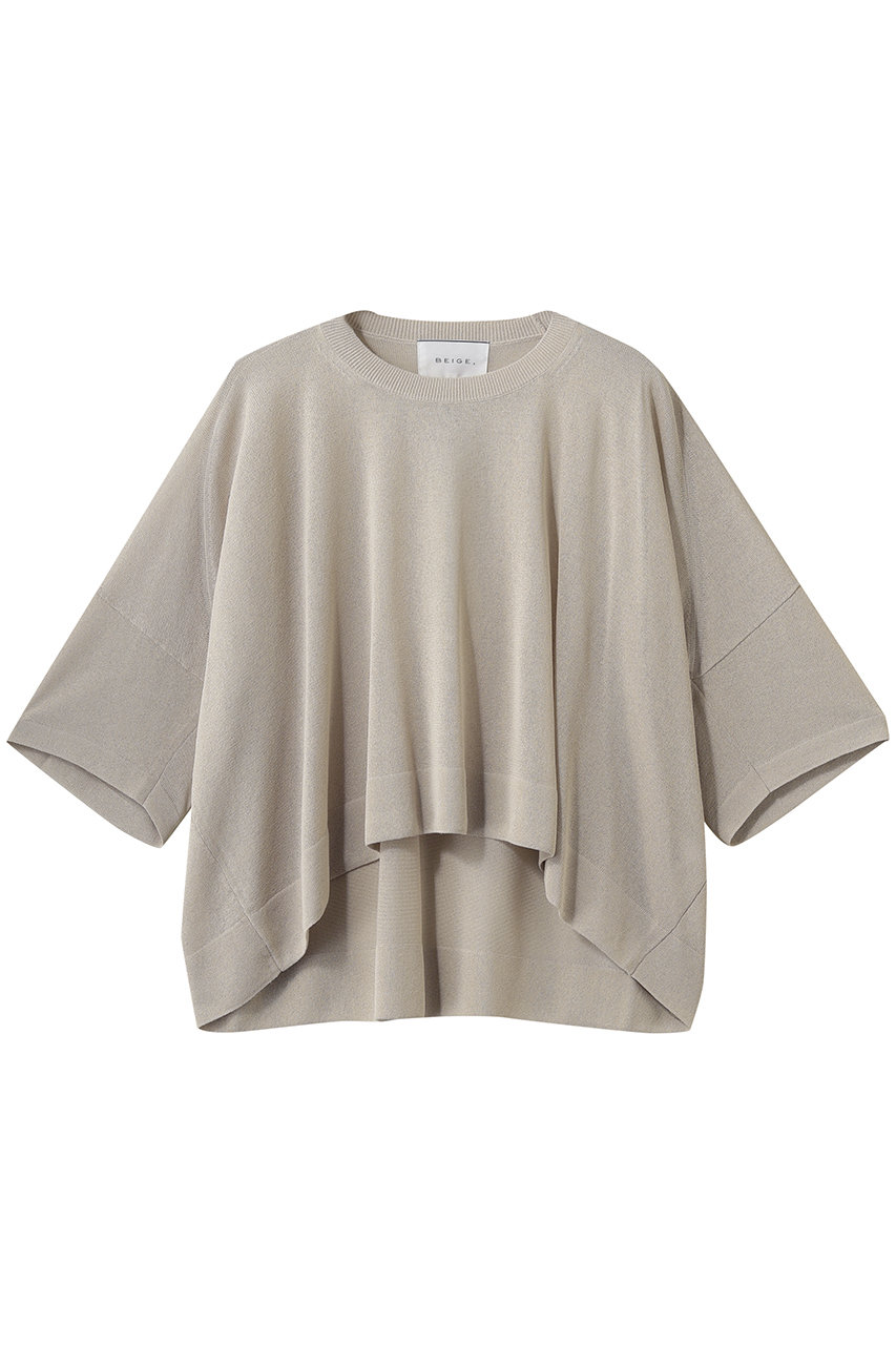 ベイジ，/BEIGE，のYOOPER（ユーパー）/ドライタッチ シアーニット(Flax/KRCWLM0408)