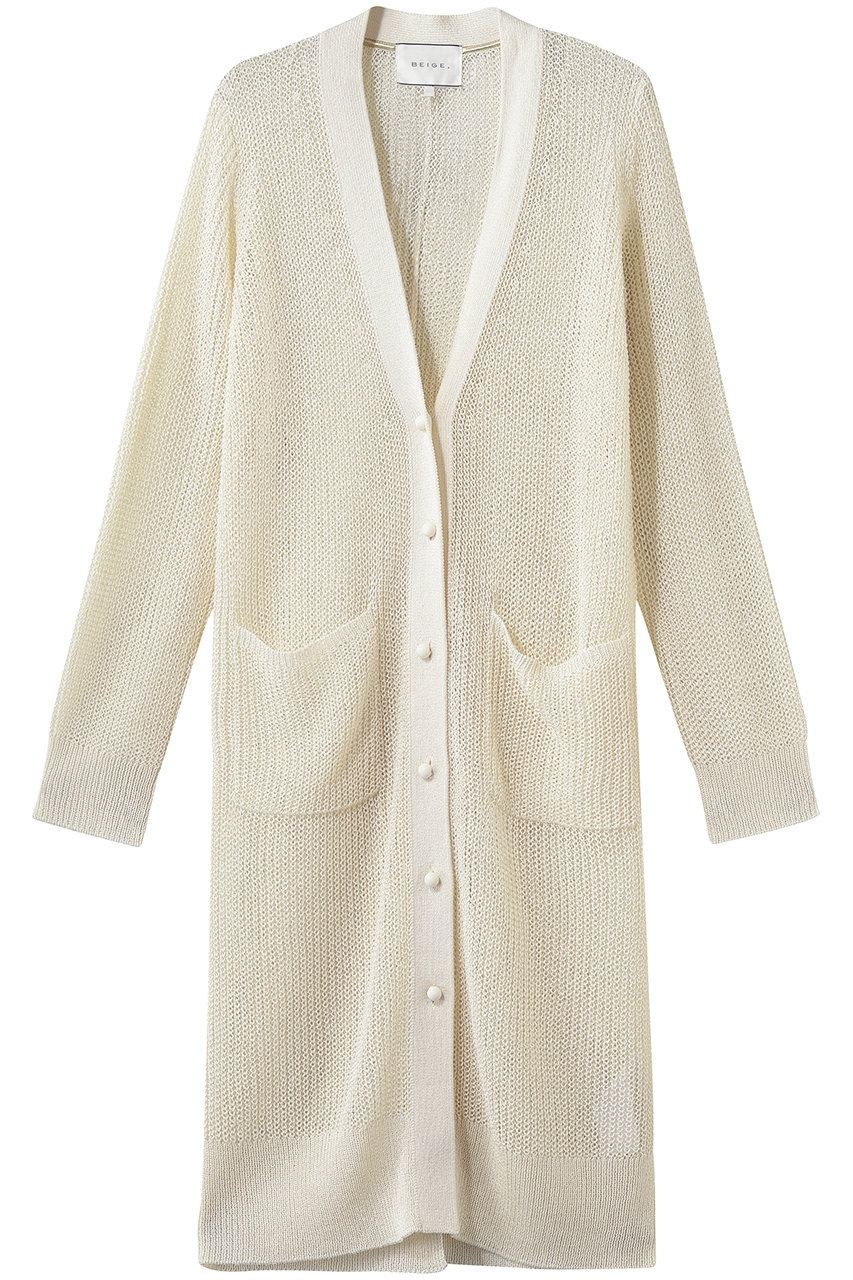 ベイジ，/BEIGE，のOPTICAL（オプティカル）/ニット(Ecru/KRCWLM0409)