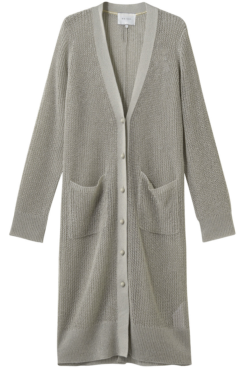 ベイジ，/BEIGE，のOPTICAL（オプティカル）/ニット(Flax/KRCWLM0409)