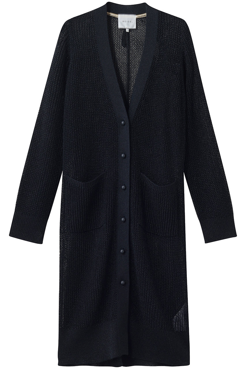 ベイジ，/BEIGE，のOPTICAL（オプティカル）/ニット(Navy/KRCWLM0409)