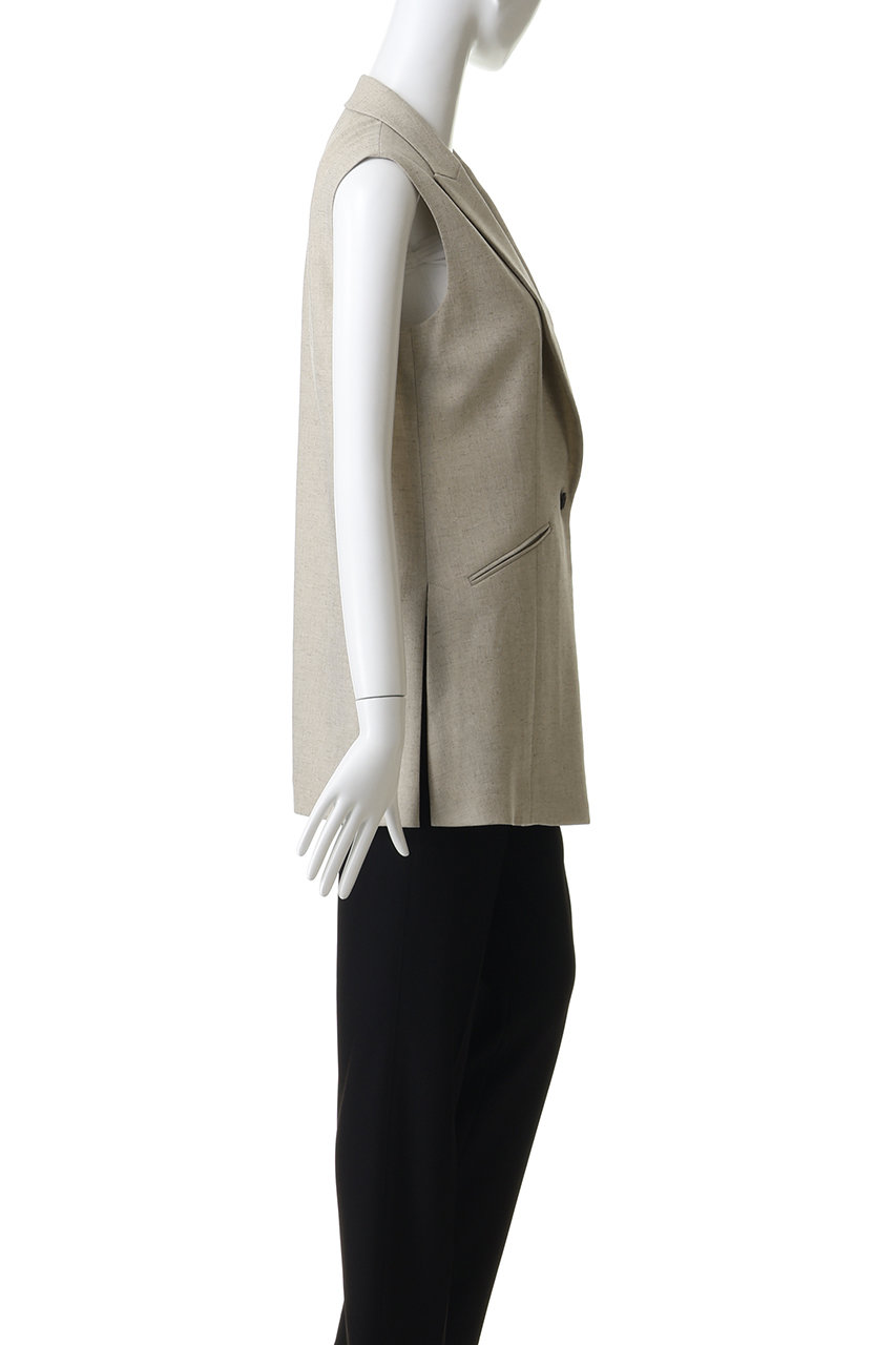 BEIGE，(ベイジ，)｜CAROLE（キャロル）/ジレ/Ecru の通販｜ELLESHOP