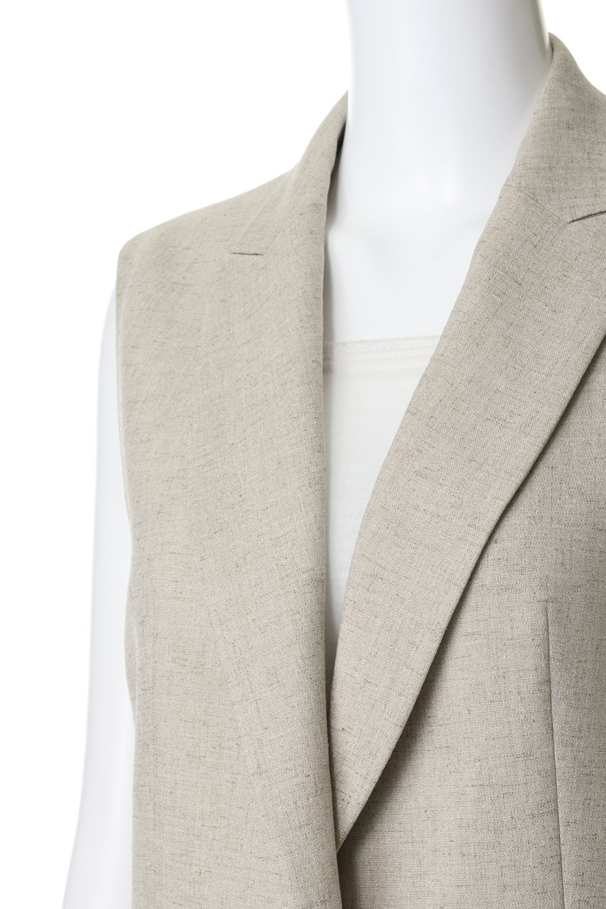 BEIGE，(ベイジ，)｜CAROLE（キャロル）/ジレ/Ecru の通販｜ELLESHOP