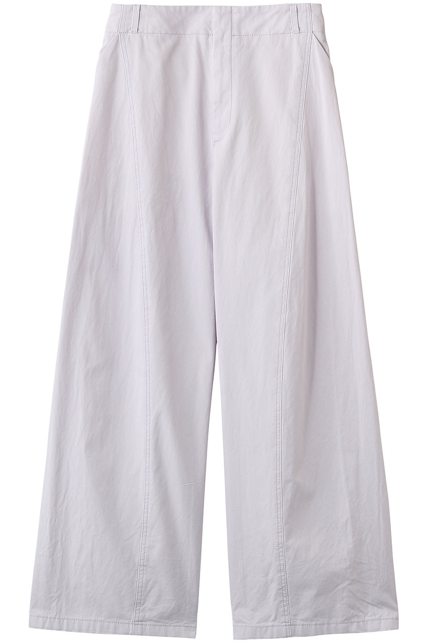 ベイジ，/BEIGE，のPREHNA（プレナ）/コットンツイル カービーシームワイドパンツ(C.Gray/PRCWLS0205)