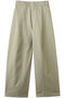 PREHNA（プレナ）/コットンツイル カービーシームワイドパンツ ベイジ，/BEIGE， L.Khaki