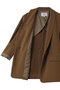 GYPSUM（ジプサム）/シルキータッチ ショールカラージャケット ベイジ，/BEIGE，