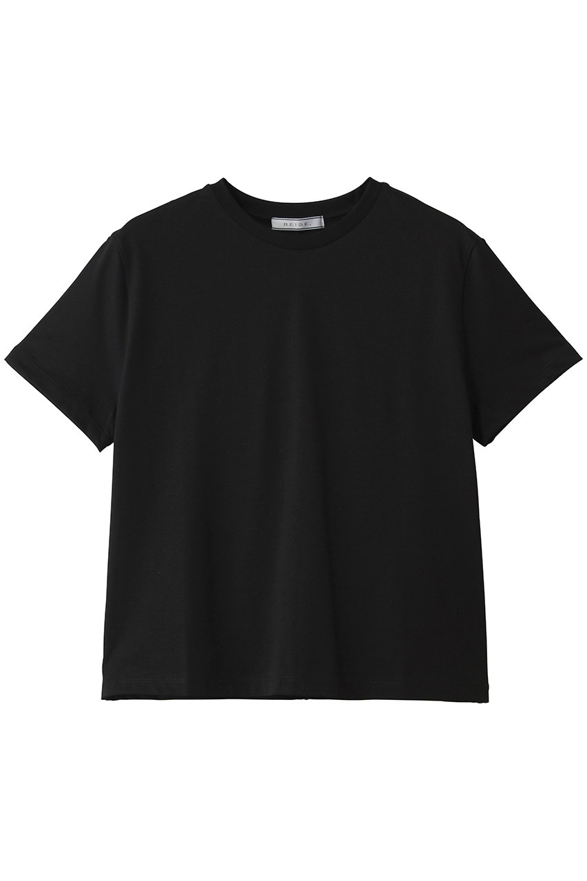 ベイジ，/BEIGE，のDIOP（ダイオプ）/スビンコットン クロップドTシャツ(Black/KKCWLS0300)