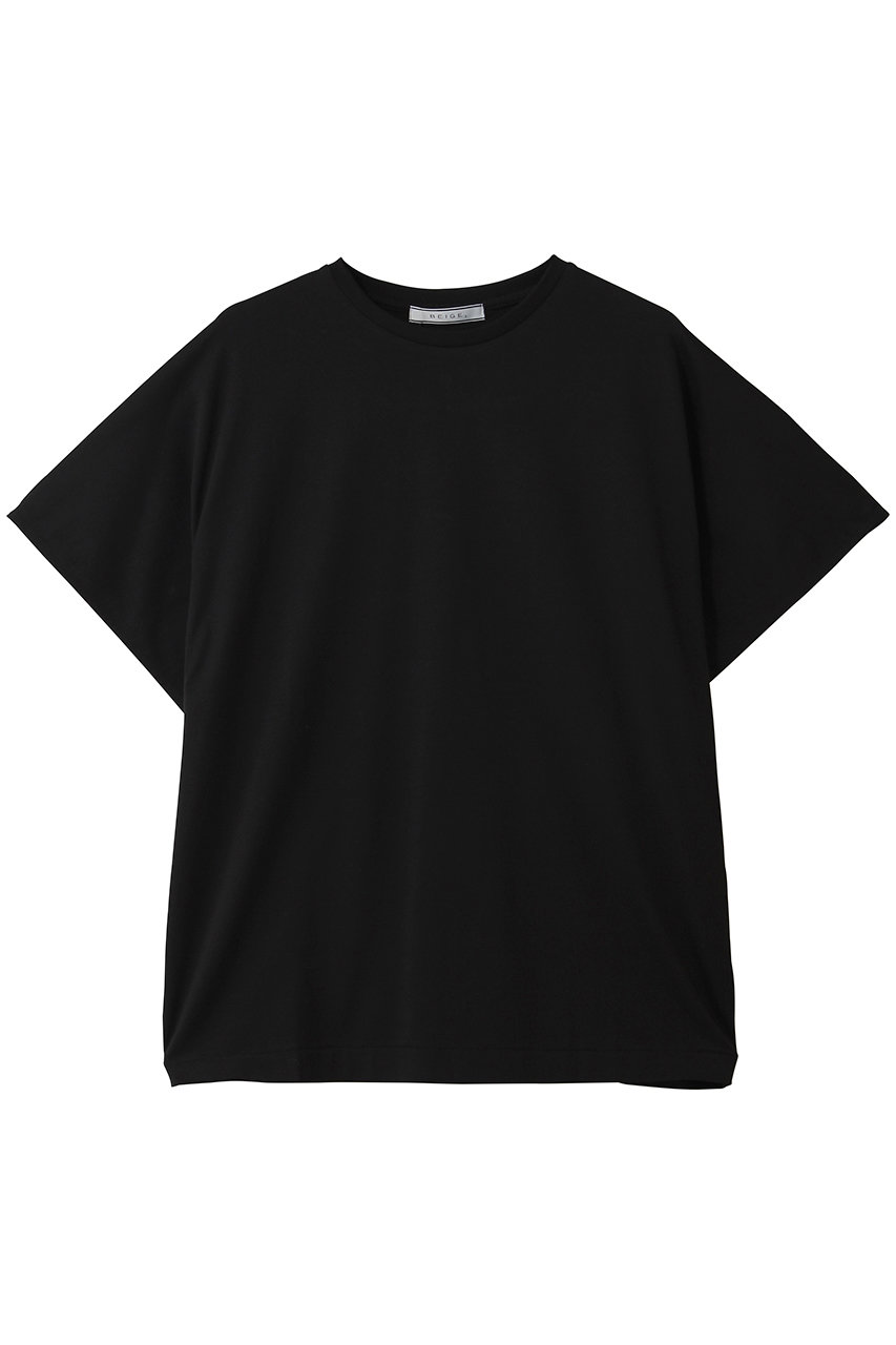 ベイジ，/BEIGE，のDIOP（ダイオプ）/スビンコットン ドレープTシャツ(Black/KKCWLS0301)