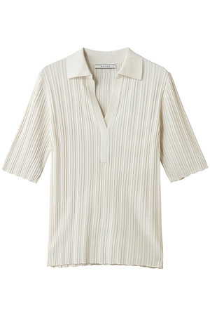 ベイジ，/BEIGE，のLABRADO（ラブラド）/ランダムリブ スキッパーニット(110300/110301)