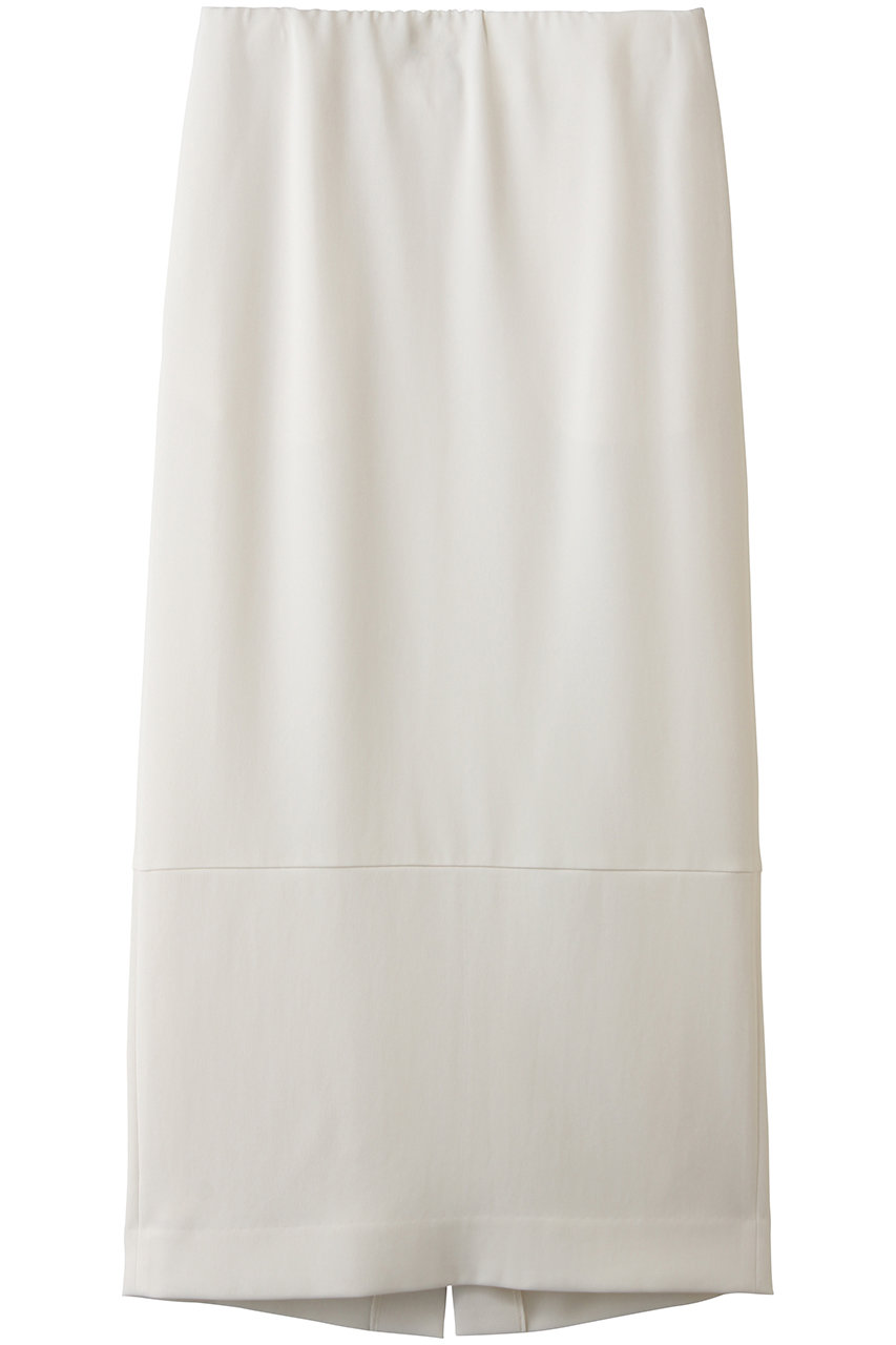 ベイジ，/BEIGE，のGYPSUM（ジプサム）/シルキータッチ Iラインロングスカート(Ecru/SKCWLS0301)