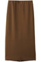 GYPSUM（ジプサム）/シルキータッチ Iラインロングスカート ベイジ，/BEIGE， Brown