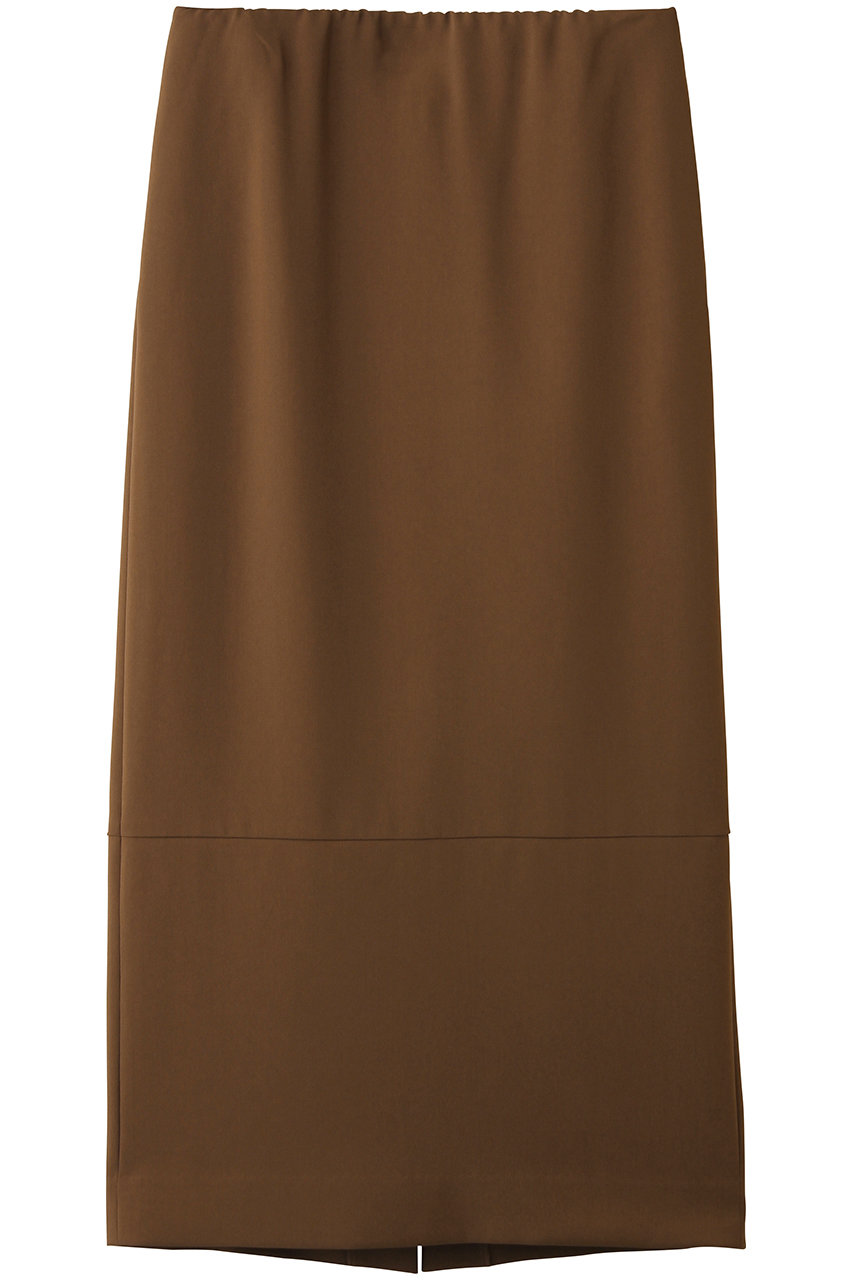 ベイジ，/BEIGE，のGYPSUM（ジプサム）/シルキータッチ Iラインロングスカート(Brown/SKCWLS0301)