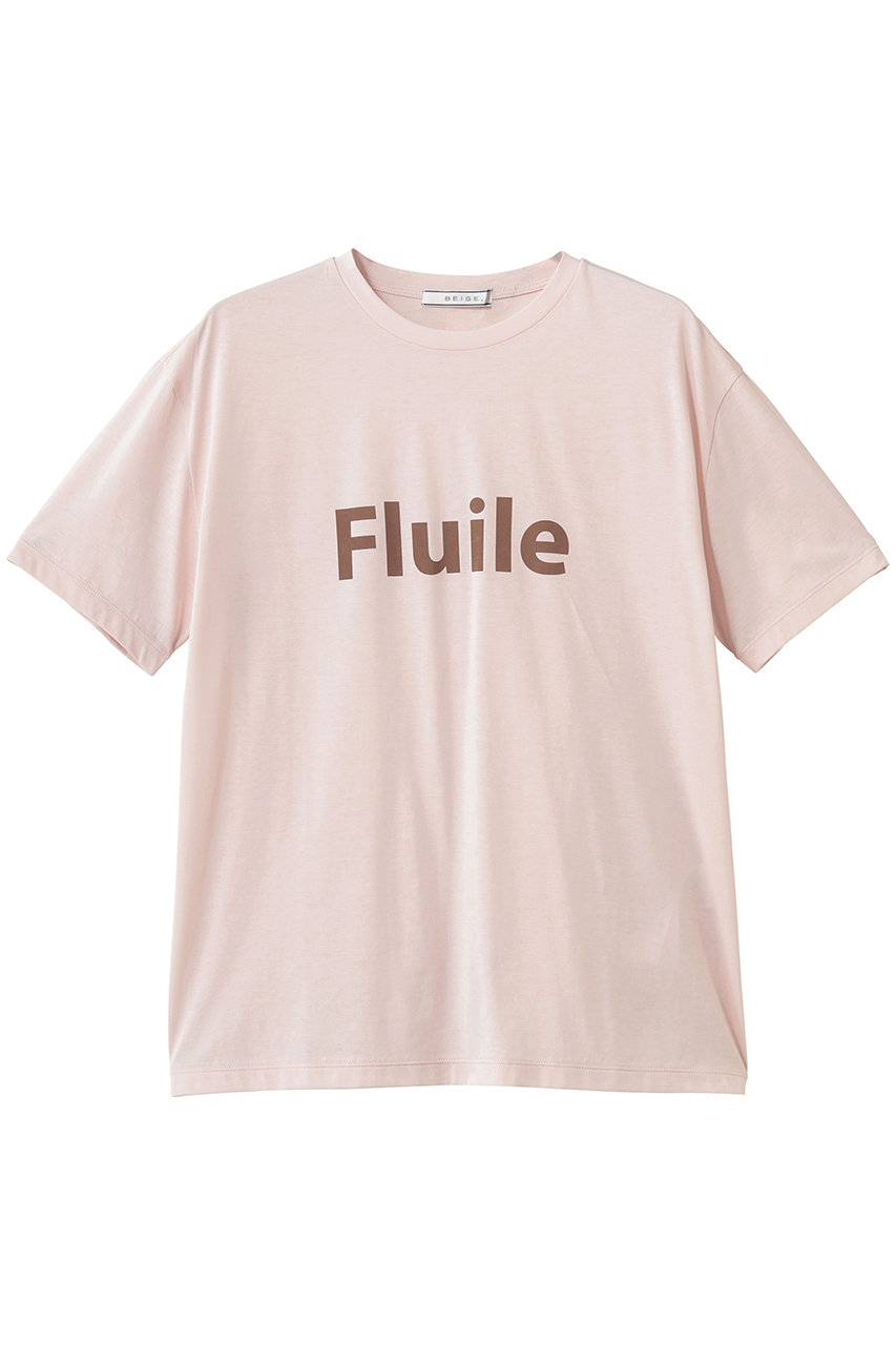 ベイジ，/BEIGE，のSTELLERITE（ステライト）/コットンロゴTシャツ(Nude/KKCWLM0400)