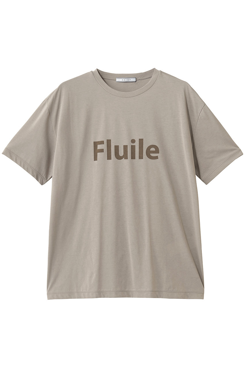 ベイジ，/BEIGE，のSTELLERITE（ステライト）/コットンロゴTシャツ(Taupe/KKCWLM0400)