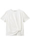 STELLERITE（ステライト）/フォルムタック ドレープTシャツ ベイジ，/BEIGE， White