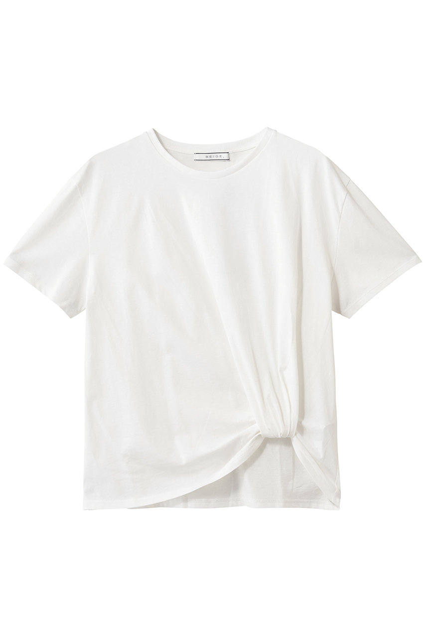 ベイジ，/BEIGE，のSTELLERITE（ステライト）/フォルムタック ドレープTシャツ(White/KKCWLM0403)