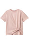 STELLERITE（ステライト）/フォルムタック ドレープTシャツ ベイジ，/BEIGE， Pink
