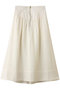 BERNARD（ベルナール）/リネン混 ゴールドジップ ハイウエススカート ベイジ，/BEIGE， Ecru
