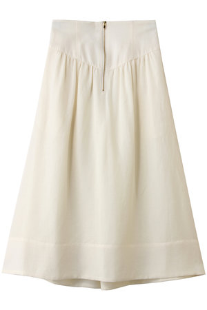 ベイジ，/BEIGE，のBERNARD（ベルナール）/リネン混 ゴールドジップ ハイウエススカート(110700/110703)