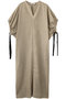 LIATRIS（リアトリス）/Iラインドレス ベイジ，/BEIGE， Flax