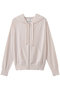MONSTERA（モンステラ）/ストレッチ フーデッドニット ベイジ，/BEIGE， Pink