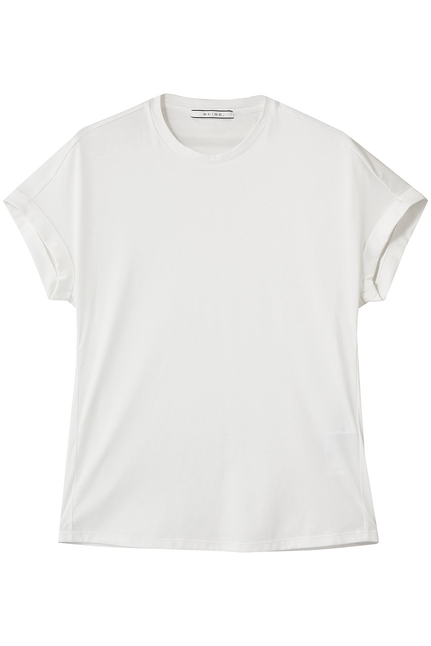 ベイジ，/BEIGE，のBORNA (ボーナ)/コットンスムースTシャツ(Off/KKCWLM0500)