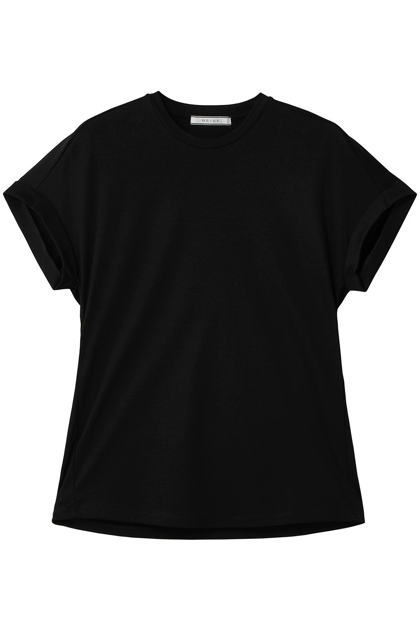 ベイジ，/BEIGE，のBORNA (ボーナ)/コットンスムースTシャツ(Black/KKCWLM0500)