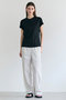 BORNA （ボーナ）/コットンスムースTシャツ ベイジ，/BEIGE，