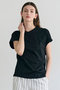 BORNA （ボーナ）/コットンスムースTシャツ ベイジ，/BEIGE，