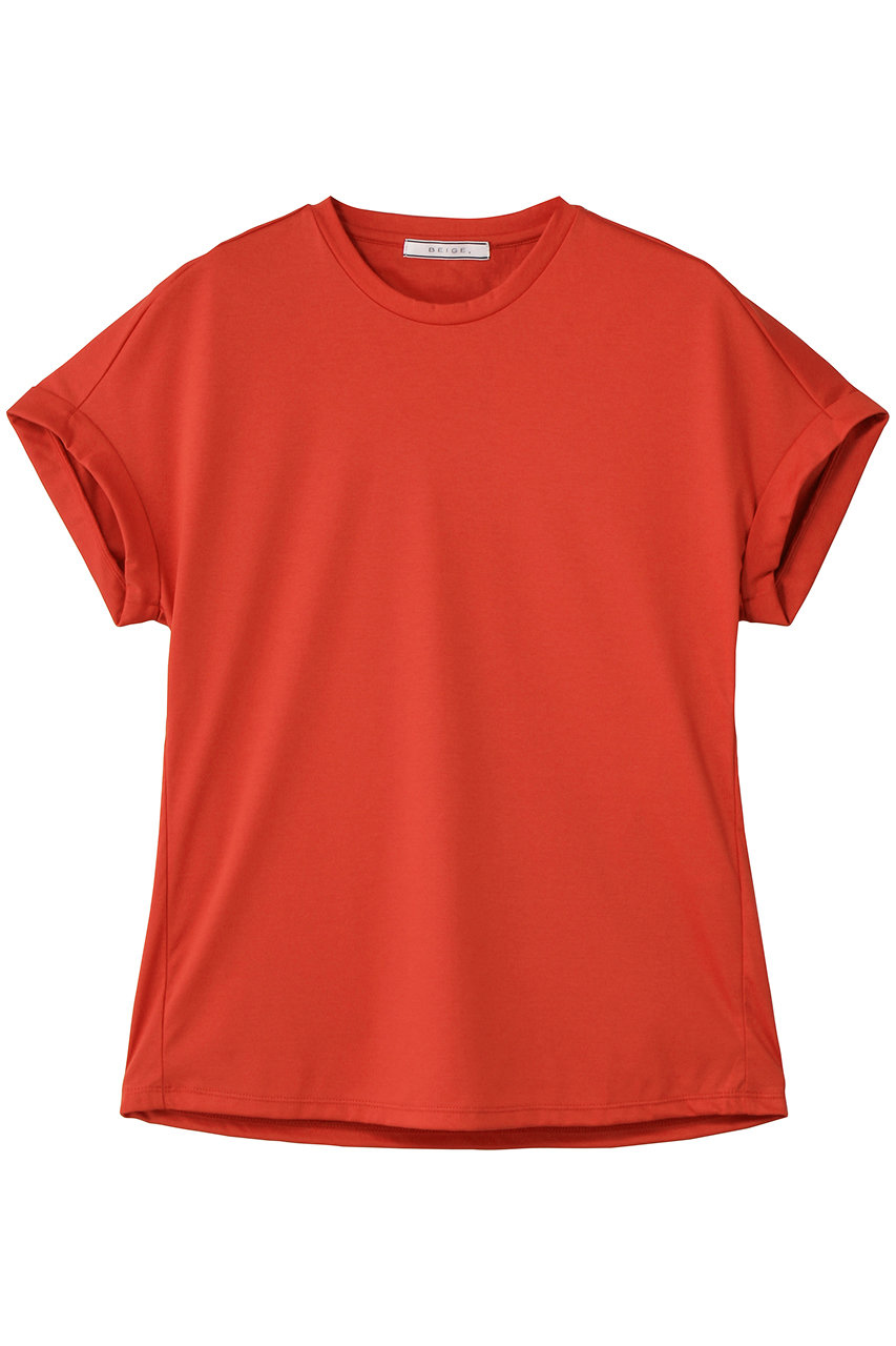ベイジ，/BEIGE，のBORNA (ボーナ)/コットンスムースTシャツ(Red/KKCWLM0500)