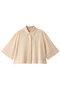 【予約販売】BAC（バック）/コットンシアー ショートレングスシャツ ベイジ，/BEIGE， Peach