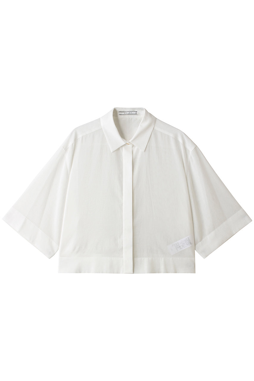 ベイジ，/BEIGE，の【予約販売】BAC（バック）/コットンシアー ショートレングスシャツ(Off/BLCWLM0006)
