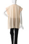 【予約販売】BAC（バック）/コットンシアー ギャザーブラウス ベイジ，/BEIGE，