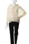 SIDERITE（シデライト）/シアージップフーディーニット ベイジ，/BEIGE，
