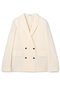 【予約販売】BATEAU / メランジ ダブルジャケット ベイジ，/BEIGE， Ecru