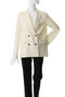 【予約販売】BATEAU / メランジ ダブルジャケット ベイジ，/BEIGE，