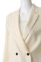 【予約販売】BATEAU / メランジ ダブルジャケット ベイジ，/BEIGE，