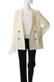 【予約販売】BATEAU / メランジ ダブルジャケット ベイジ，/BEIGE，